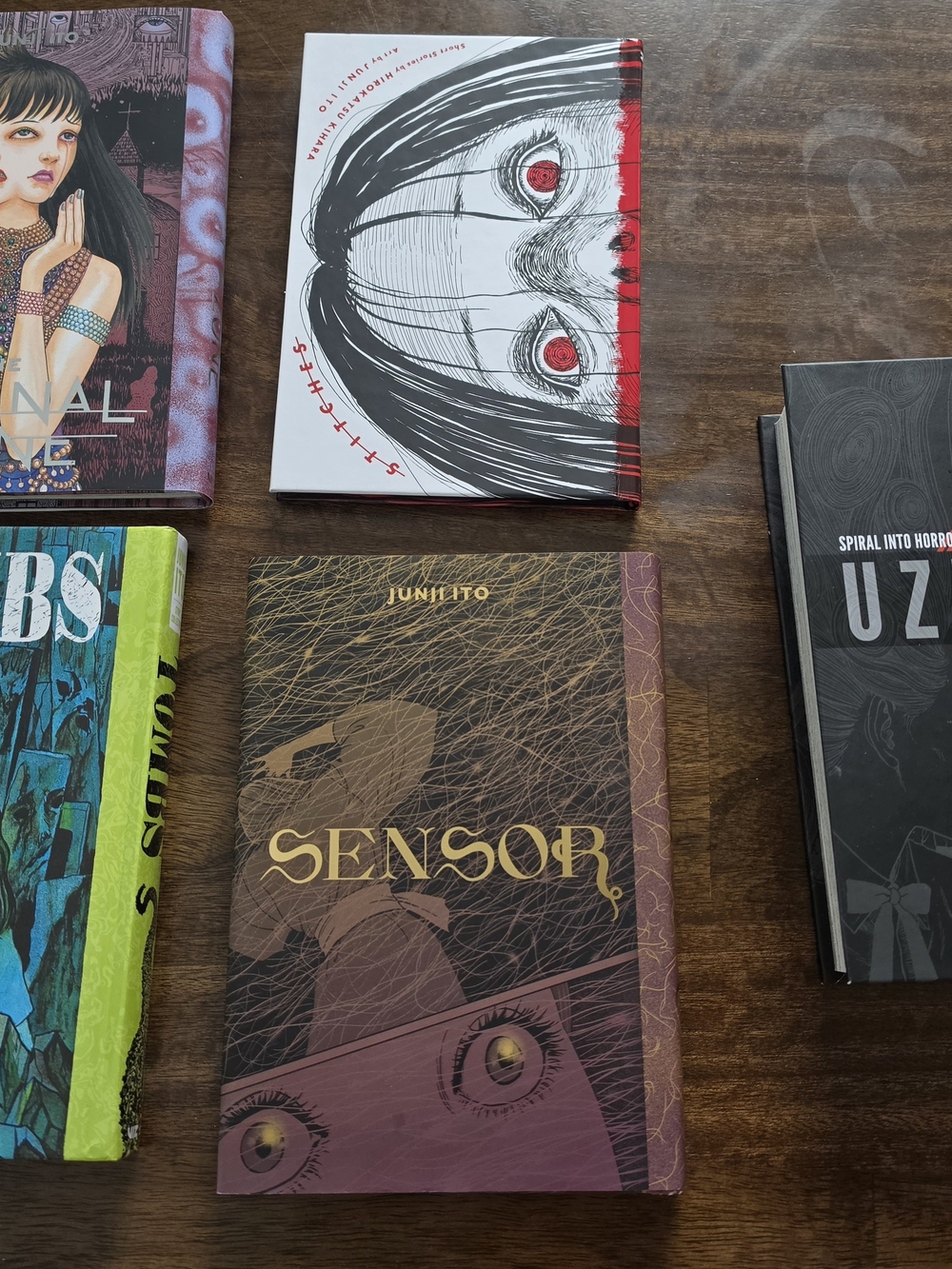 Junji Ito SENSOR Hardcover Graphic Novel - Brown & Gold